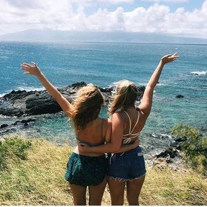 Printed Aztec Flowy shorts